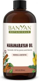 Banyan Botanicals Mahanarayan Oil – 99% Organic Ayurvedic Massage Oil